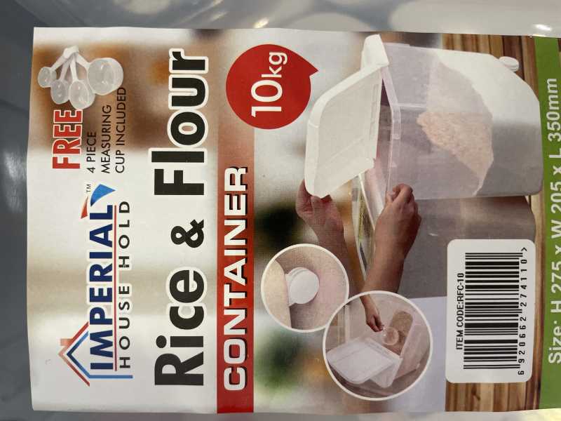 RICE & FLOUR CONTAINER 10kg