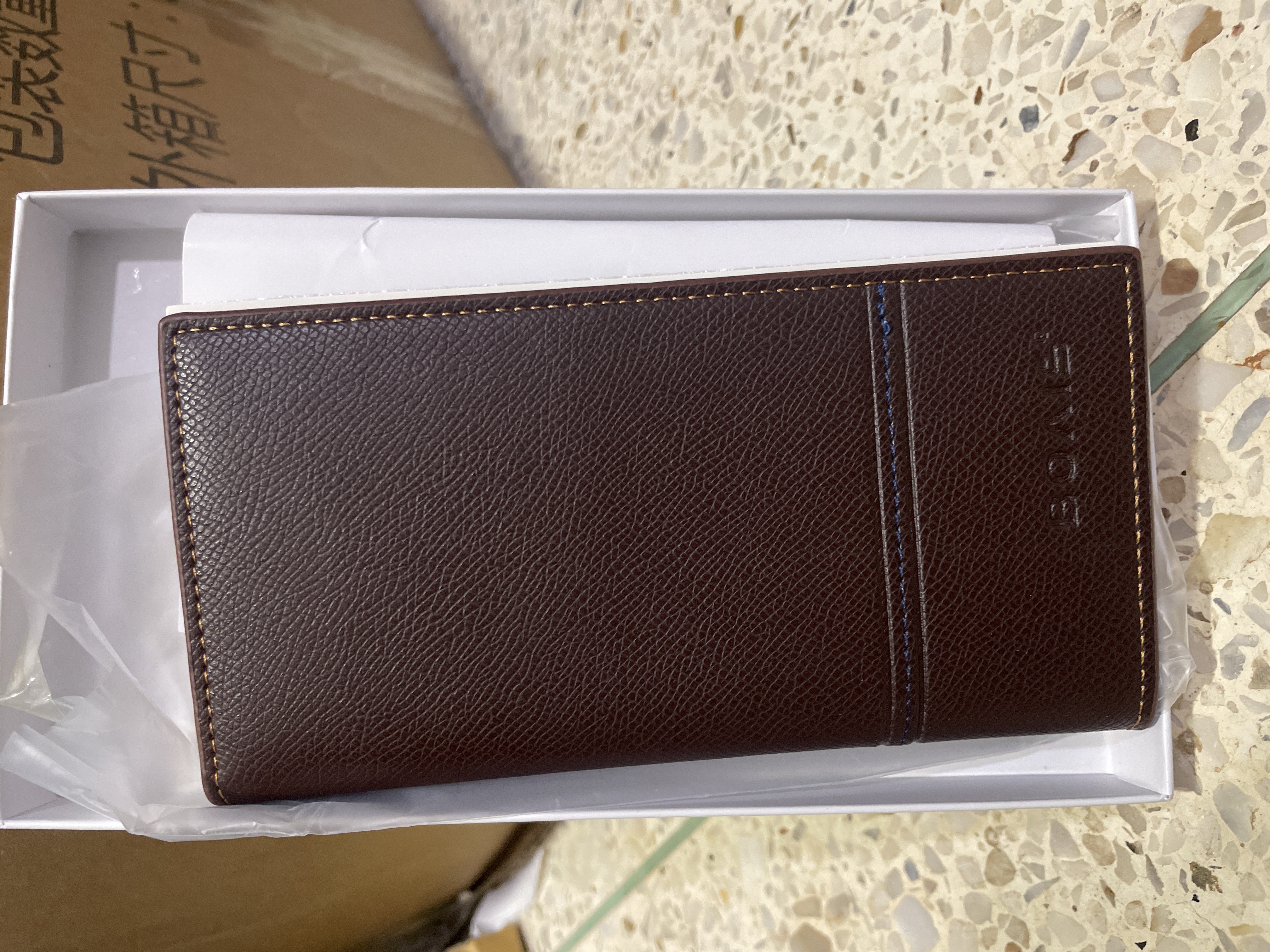 GENTS WALLET LIGHT BROWN K2005#