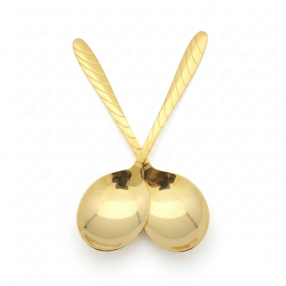 SERVING SPOON GOLDEN