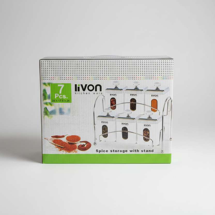 LIVON SPICE RACK 7 PCS