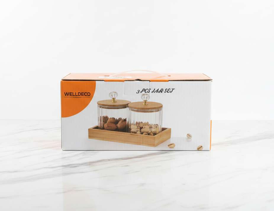 3 pcs jar set