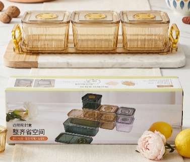 INS 3 PCS JAR WHIT TRAY