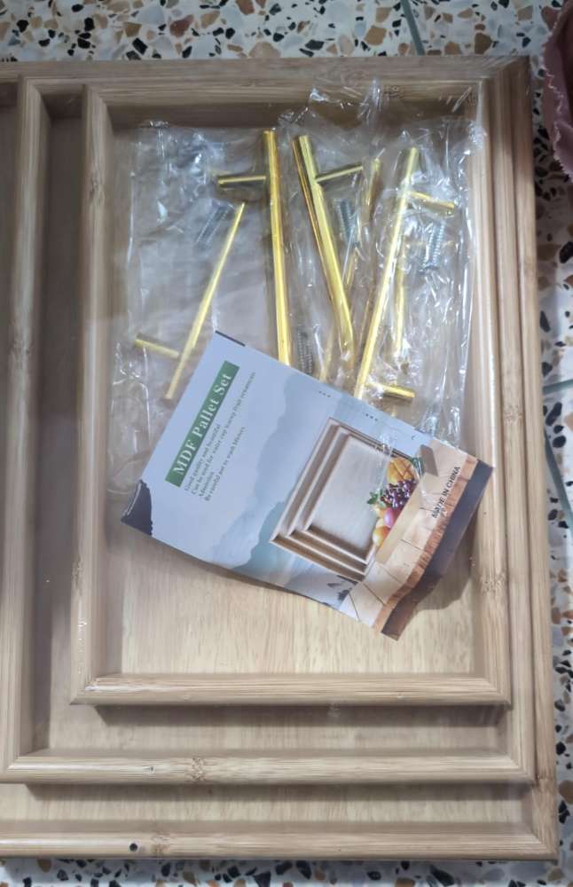 MDF HANDLE WOODEN TRAY