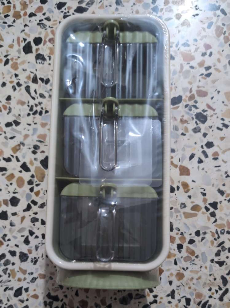 3IN1 SPICE JAR SET GREEN