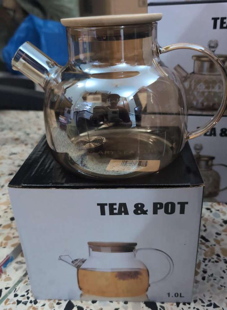 PRESS ART TEA POT GOLDEN