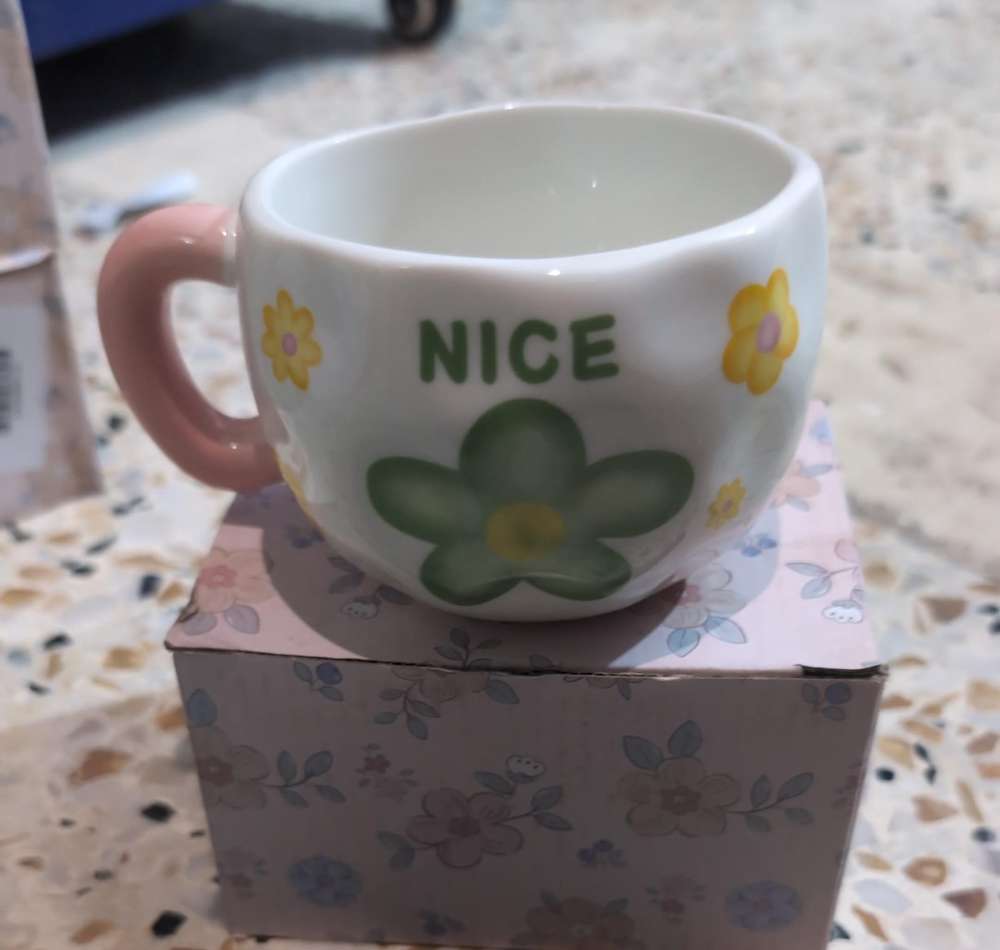 NICE CERAMIC PRINT CUP