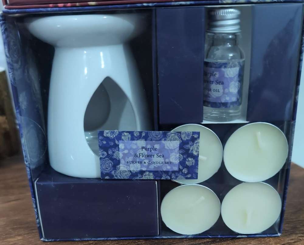 PURPLE AND FLOWER SEA DIFFUSER BOX