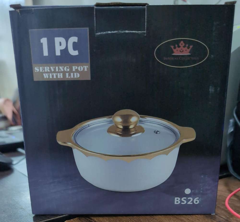 1 PCS SERVING POT WITH LID